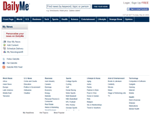 Tablet Screenshot of dailyme.com
